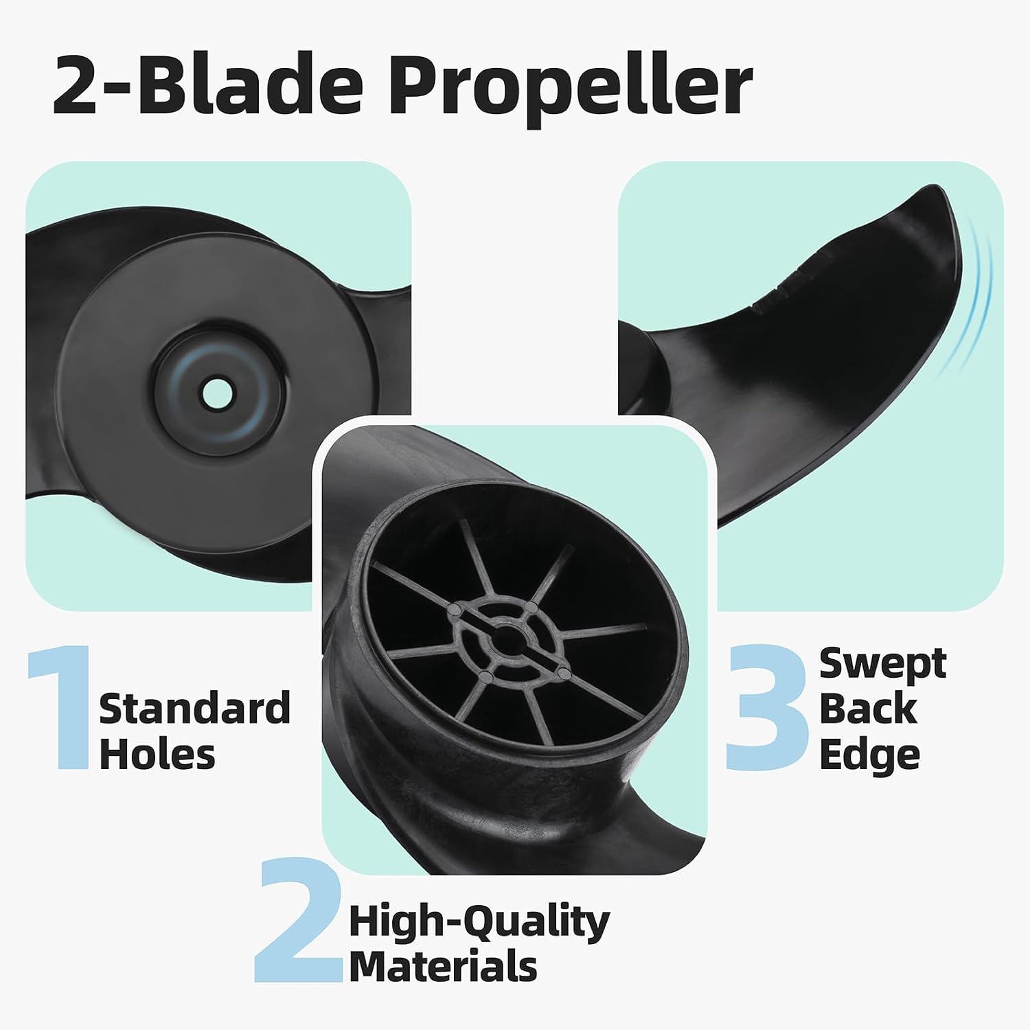 MKP-32 Weedless Wedge 2 Prop Compatible with Minn Kota Trolling Motor - Image 7